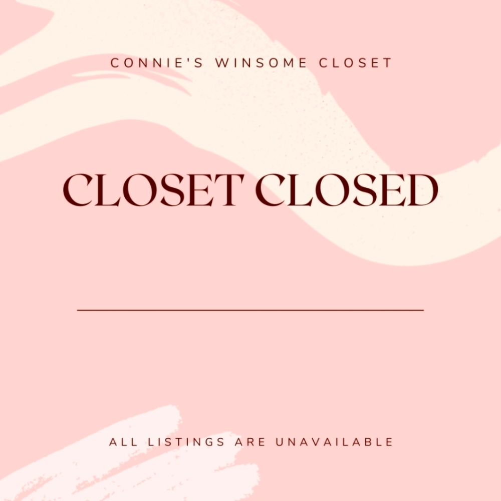 CLOSET CLOSED, thank you!
